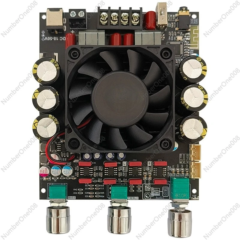 

3002T Bluetooth digital power amplifier board 2.0 stereo 300W + 300W with high and low tones TPA3255