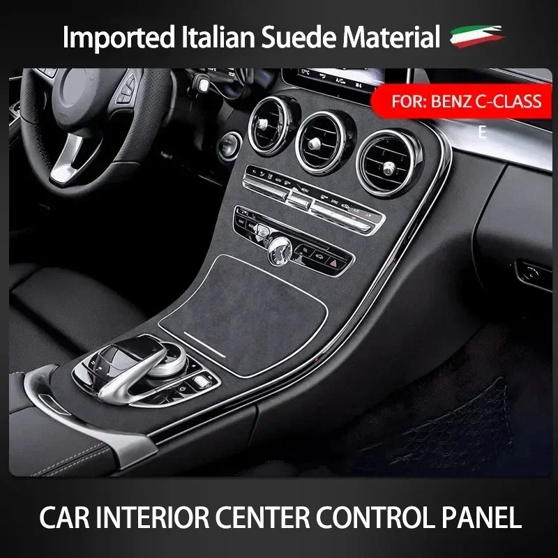 

Car Center Console Armrest Box Decorative Panel Interior Modified Accessories For Mercedes Benz C-Class W205 2015-2018