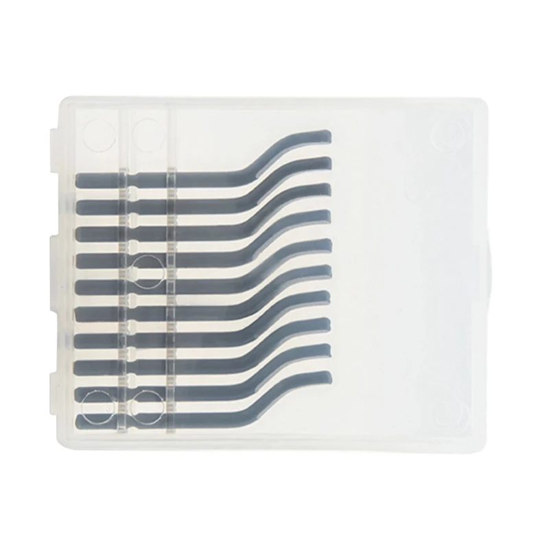 367D Deburring Tool Deburrer with Plastic Handle Deburring Tool 360 Degree Rotatable for Resin Pipe Plastic 3D Printer