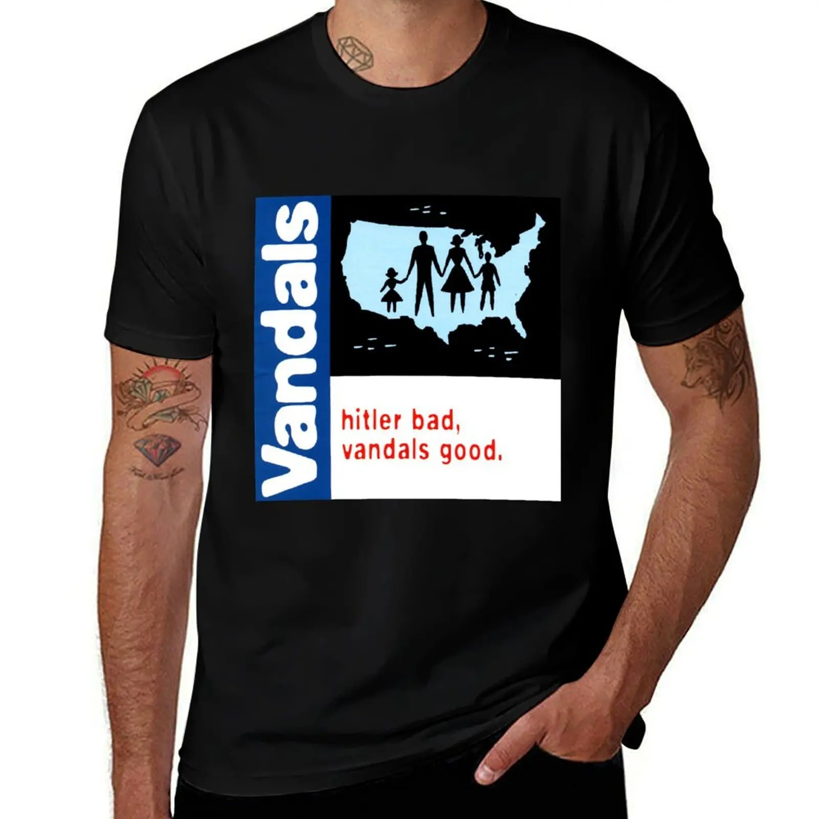 

Vandals Good T-Shirt customs design your own Anime t-shirt Short sleeve tee blacks t shirt men 100℅ cotton