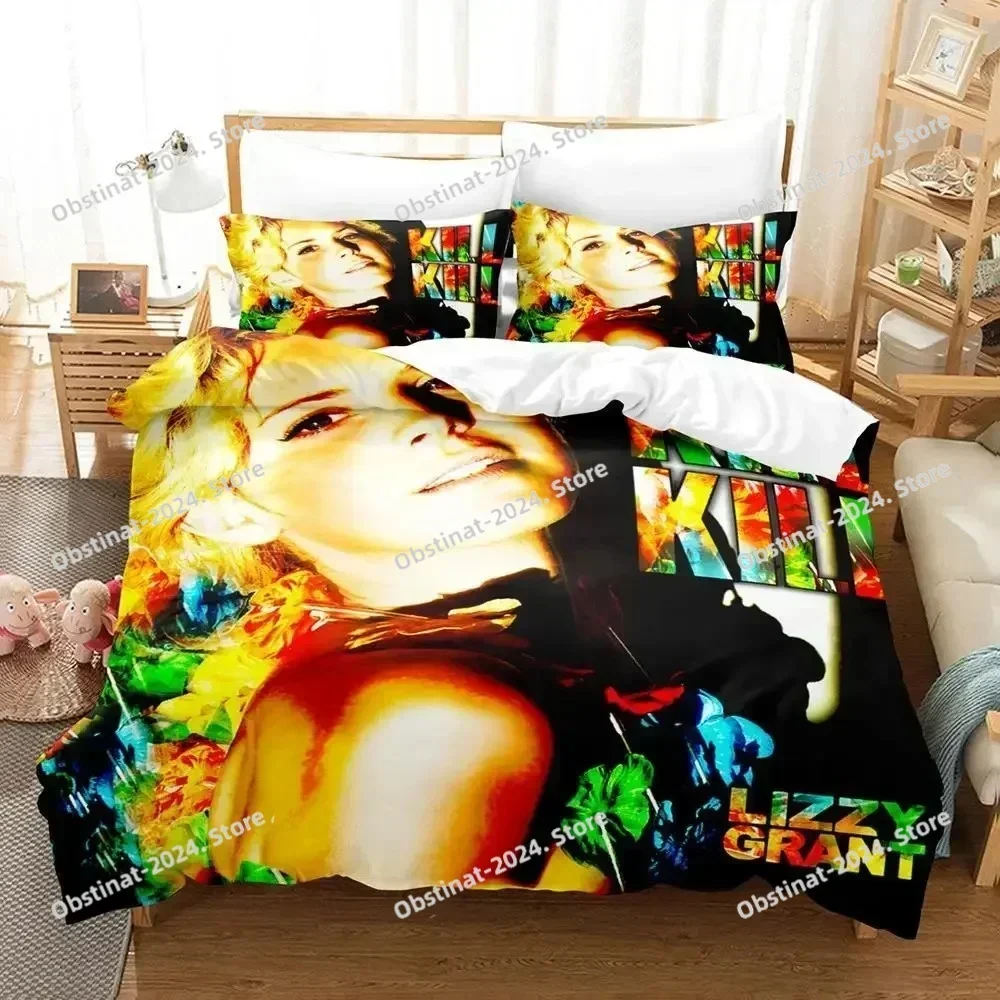 Lizzy Grant Bedding Set Print single Comforter Quilt Bed Cover Duvet Cover Pillow Case 3 Pieces Sets Kids Adult Size Linen Sheet