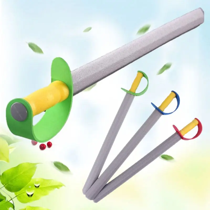 4 Pcs Foam Sword Shield Toy Set Performance Props Foam Swords Kids Birthday Party Activities Event Favors Role Play Prop