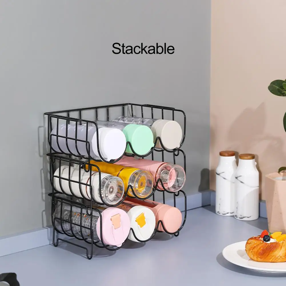 Cup Rack Multi-grid Cup Storage Rack Reusable Organizer for Home Kitchen Table Efficient Water Bottle Wine Holder Glass Water