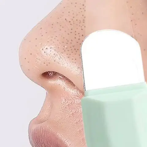 Gezichtshuid Scrubber Mee-eter Remover Met Cover Gezicht Spatel Peeling Diepe Reiniging Huidverzorging Tool