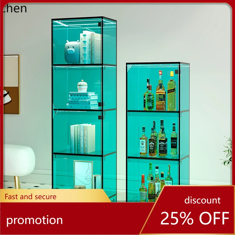 ZMLLight Luxury Acrylic Showcase Living Room Bedroom Bookshelf Bag Display Shelf