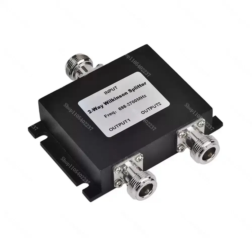2‑Way Microstrip Power Divider 698‑2700MHz Signal Splitter RF Microwave Communication Replacement Accessory