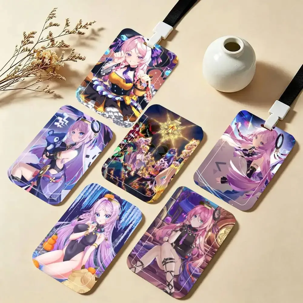 Christmas Citlali Genshin Impact Game ID Card Holder Neck Strap Pendant Door Badge Holder Lanyards Keychain Work Credential