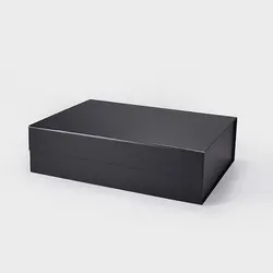 Geotobox 17.32×12.6×4.72in | 44x32x12cm A3 Shallow Luxury Rigid Magnetic Closure Lid Gift Boxes for Packing