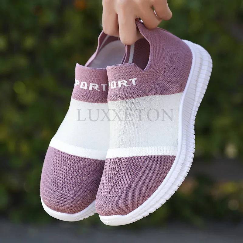 Women Leisure Sneakers Flying Mesh Comfortable Fitness Shoes Running Fitness Shoes for Men Women Zapatos Para Hombres