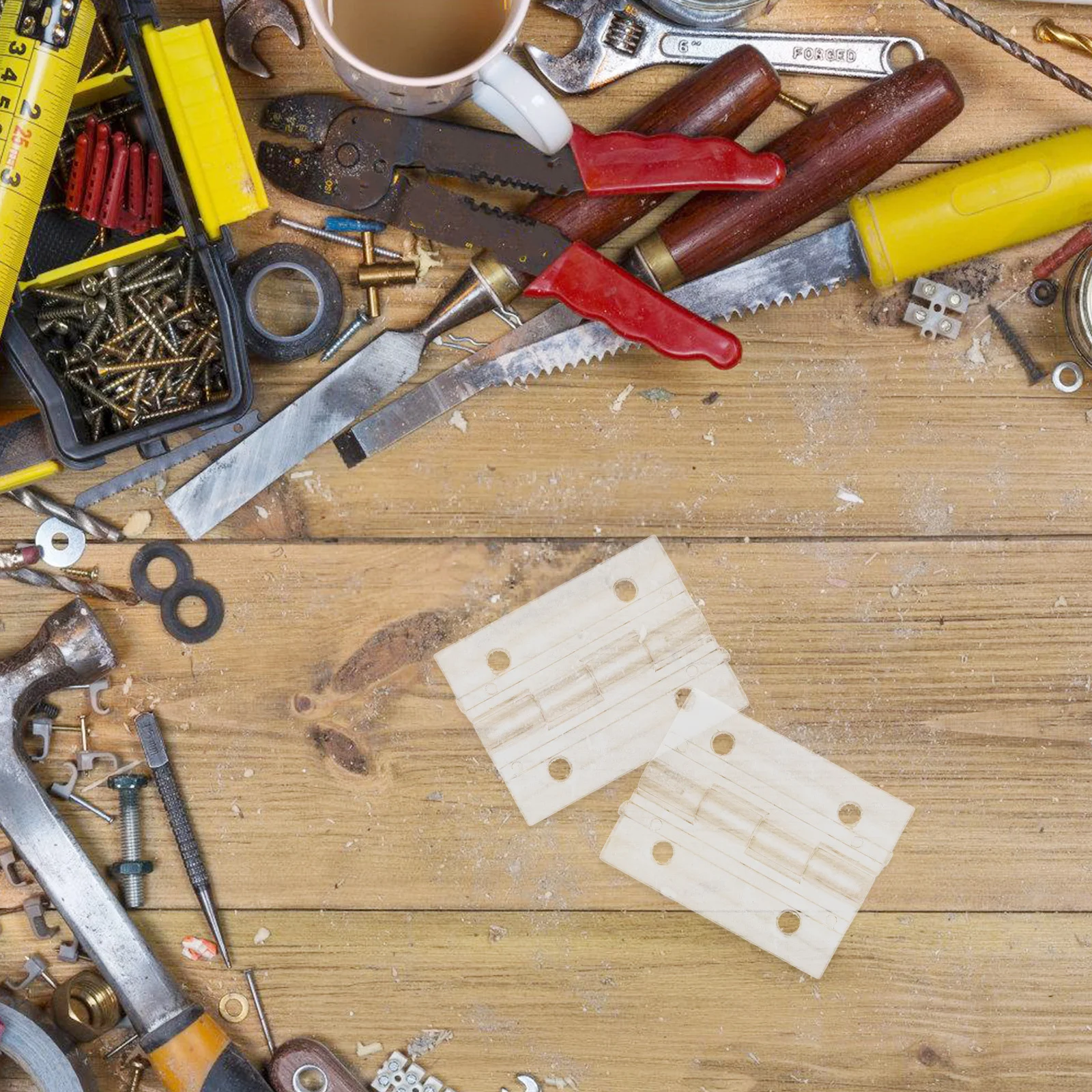 

2Sets Acrylic Hinge Repair Replacement Secure Attachment Loose Leaf Cabinet Door Continuous Hinge Durable Small Box Drawer