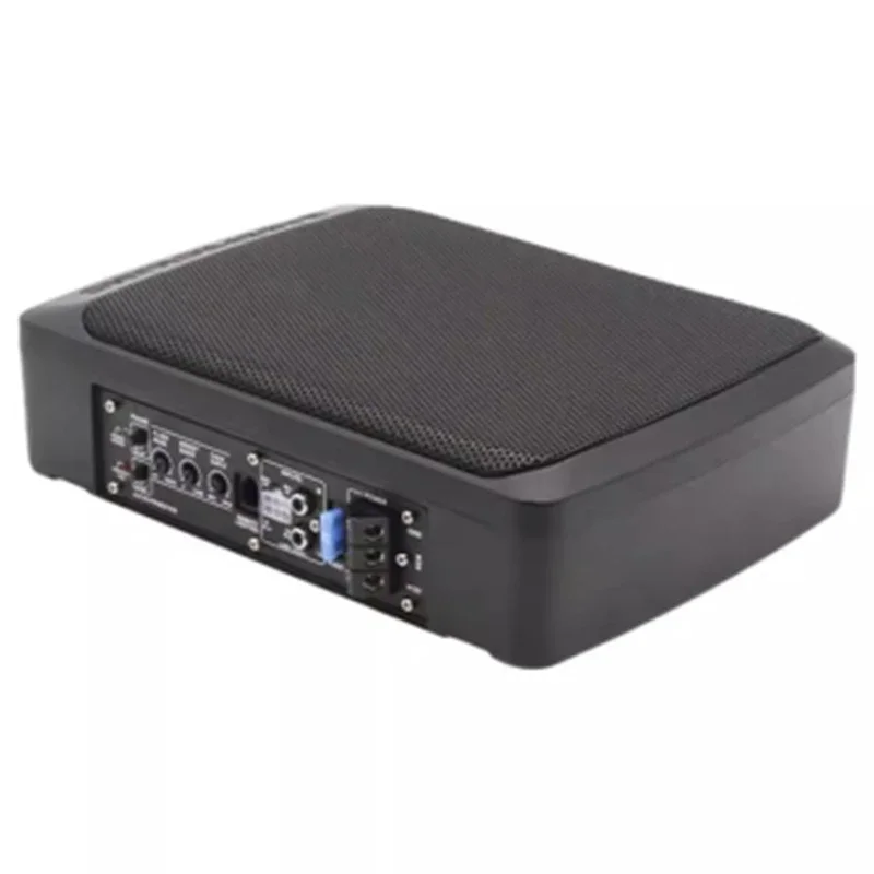 Nuovo subwoofer per auto Sedile per auto in lega di alluminio sotto subwoofer per auto attivo ultrasottile