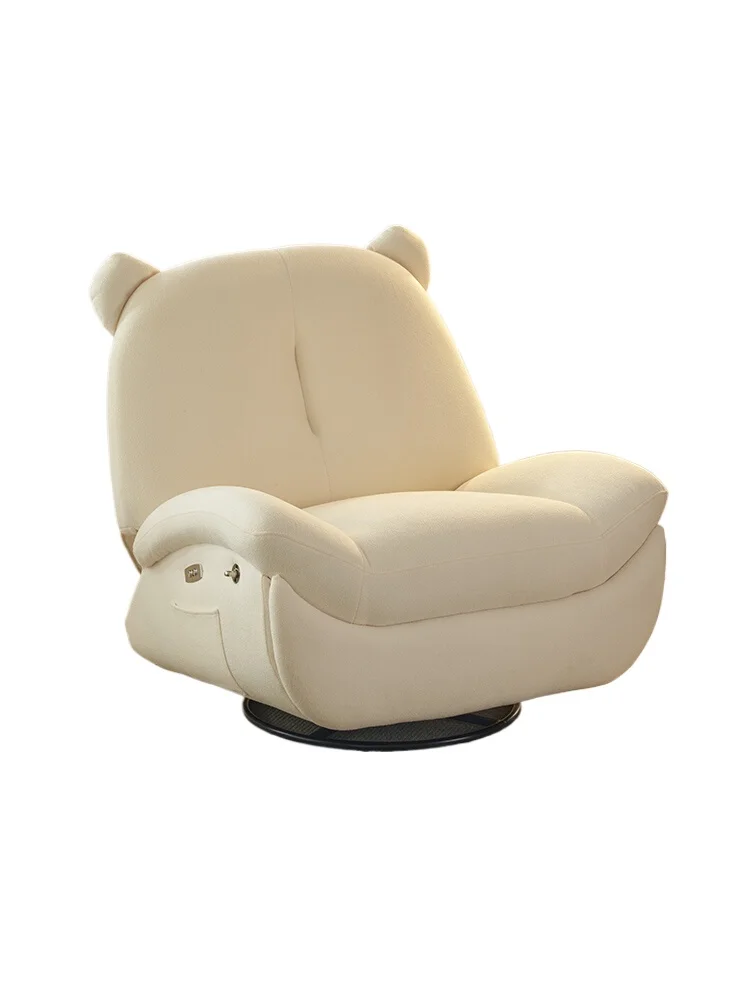 

Multifunctional sofa chair Lazy pink recliner in living room