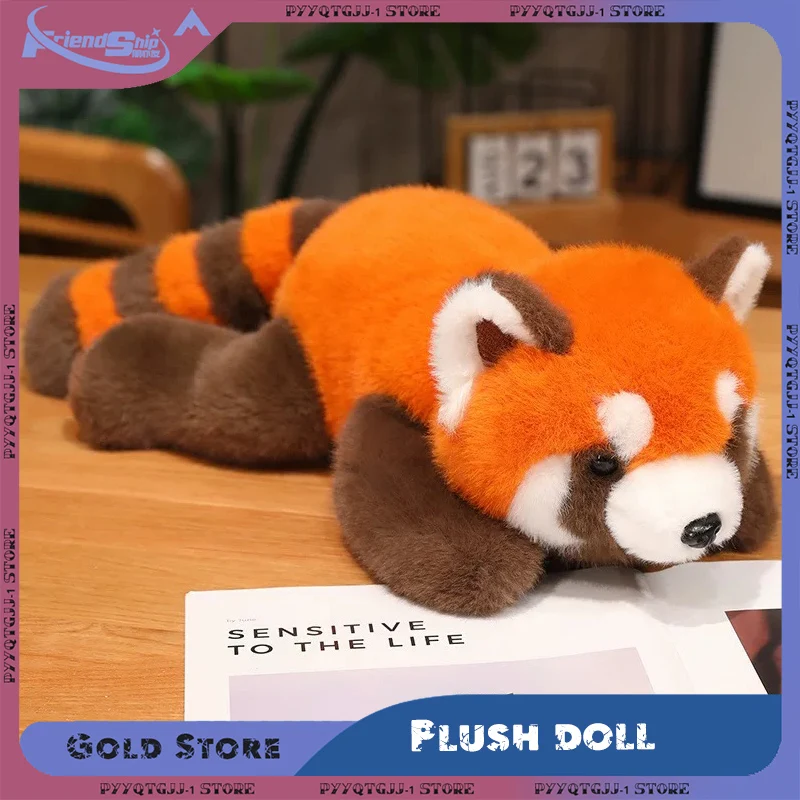 Juguete de peluche de animales Kawaii, juguete de peluche suave, lindo Panda, muñeco de mapache para cumpleaños, regalos de navidad, almohada para siesta en dormitorio, decoración del hogar