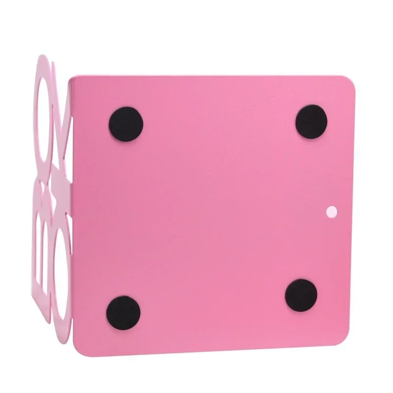 غلاف الكتب، دعم حامل الكتب، فن سطح المكتب، حامل رف غير قابل للانزلاق، قرطاسية مدرسية، ملحقات مكتبية، عينة حديدية مكونة من قطعتين #5