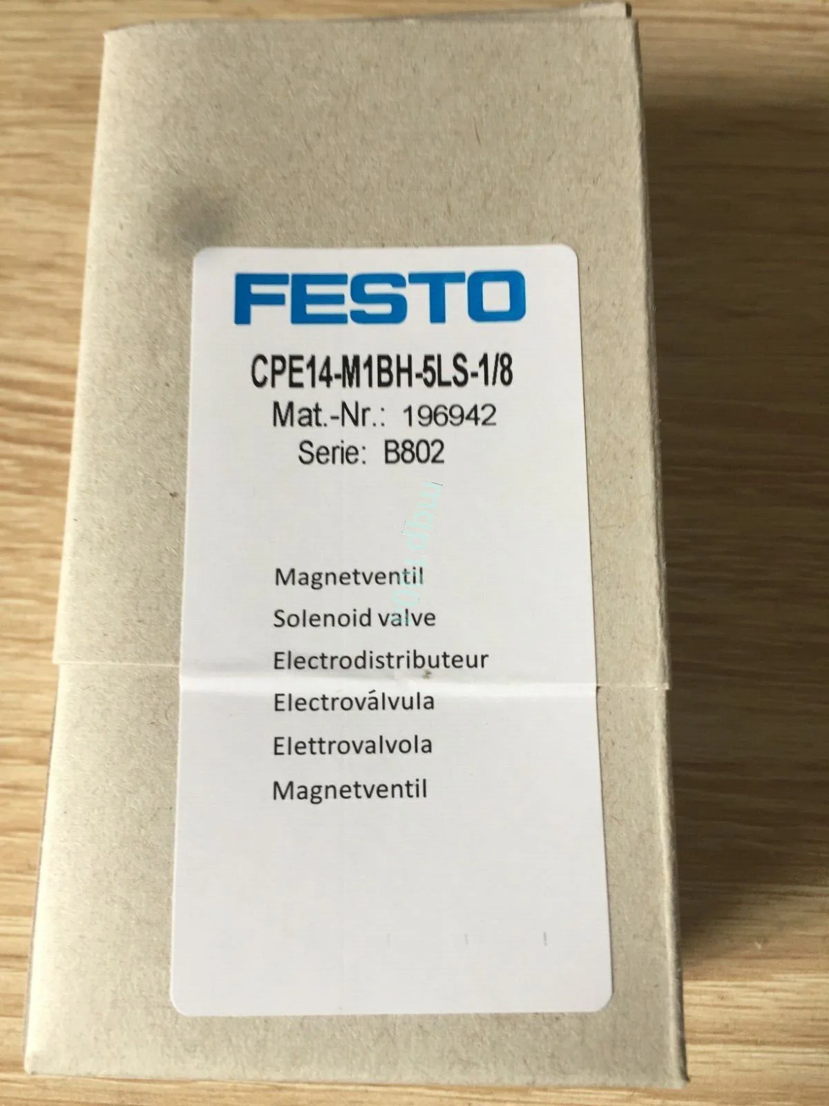 

1PC New For Festo CPE14-M1BH-5LS-1/8 196942 Solenoid Valve