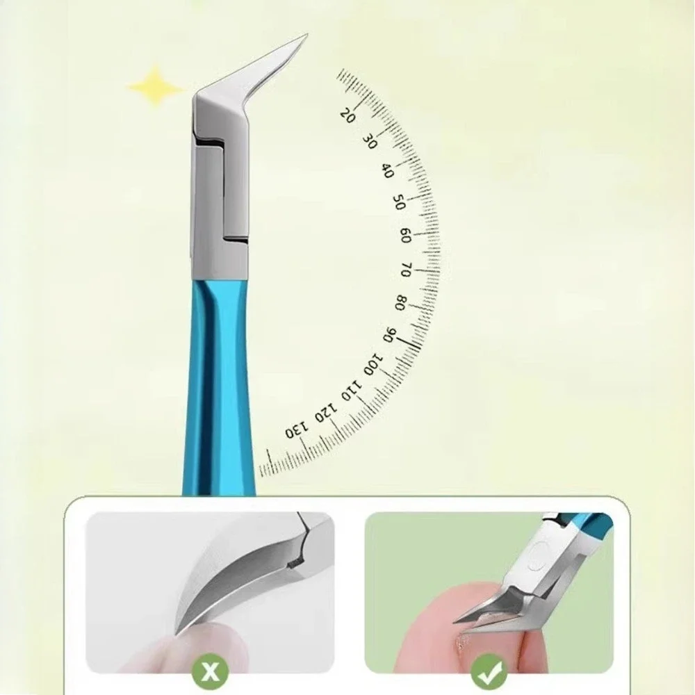 

1Pc Nail Clippers & Trimmers Stainless Steel Nail Groove Scissors Eagle Beak Dead Skin Remover Pedicure Foot Care Tool Wholesale