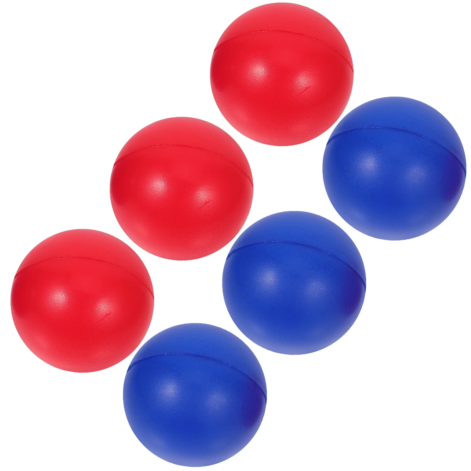 

6Pcs Beach Paddle Ball Replacement PU Material Soft Small Colored Training Balls for Outdoor Indoor Playing Bouncing Game Hand
