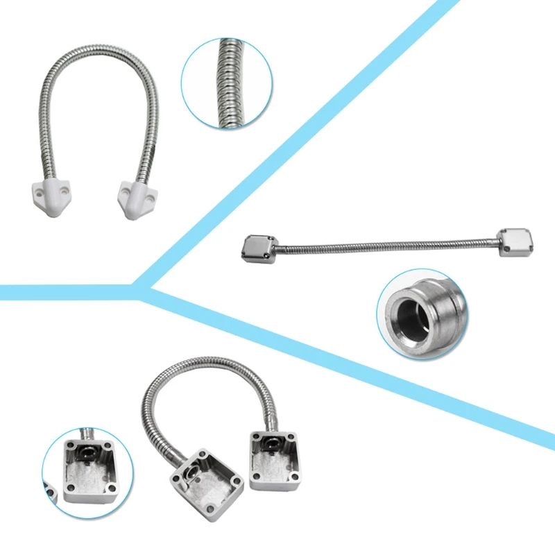 Пропуск провода из нержавеющей стали стальная бронированная дверь, гибкая петля из нержавеющей стали стальная бронированная дверь с концами из цинкового сплава