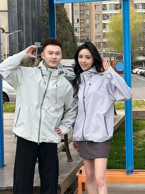 

American Sle Pilot Jaet ex Cleanfit Simple Match Spring Hooded Windbreaker Men's Women's Outerwear Casual Faion