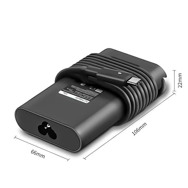 65W USB-C Type-C 20V 3.25A AC Power Adapter Laptop Charger For DELL XPS12 XPS13 9350 9250 9360 7370 HA65NM170 LA65NM170