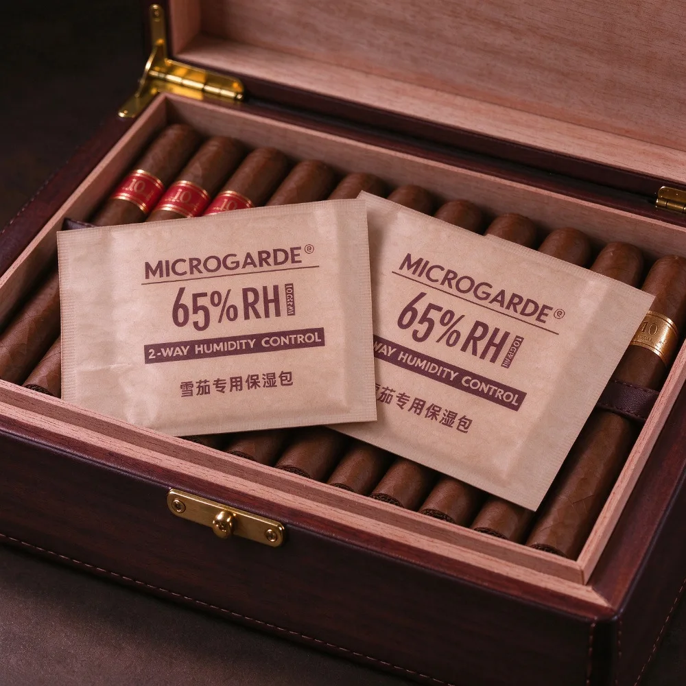 Professional Cigar Humidity Control Sachets, Dual‑Way Humidification, Cigar Humidifier. Available: 10‑Pack (10g)