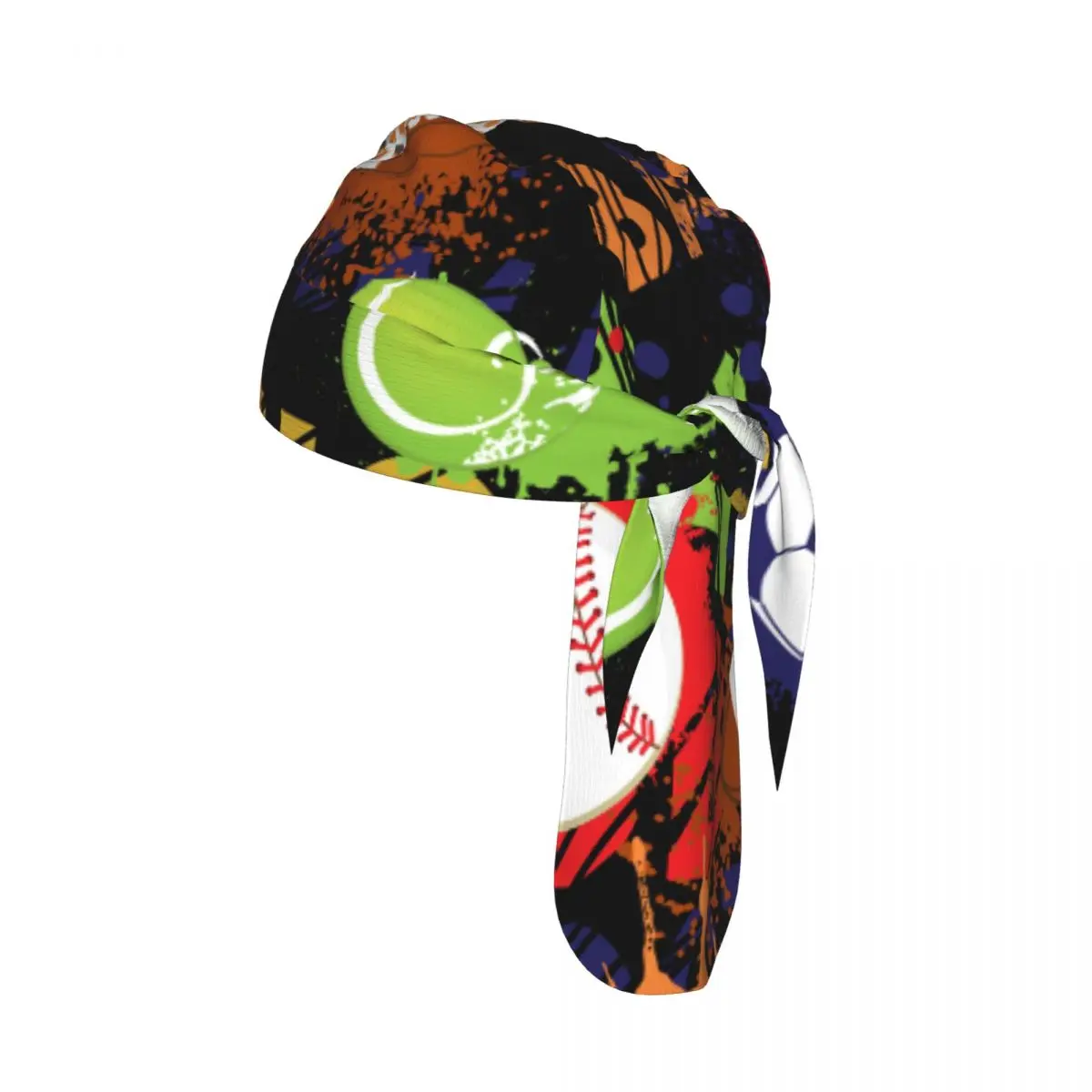 

Cycling Breathable Cycling Headwear Sport Balls Baseball Basketball Soccer Football Pattern Quick-Dry Bicycle Scarf Cap