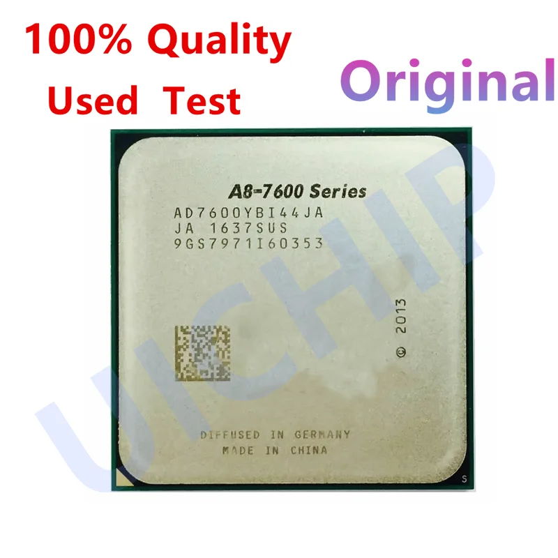 100% Original A8-Series A8-7600 A8 7600 3.1GHz Quad-Core AD7600YBI44JA/ AD760BYBI44JA Socket FM2+