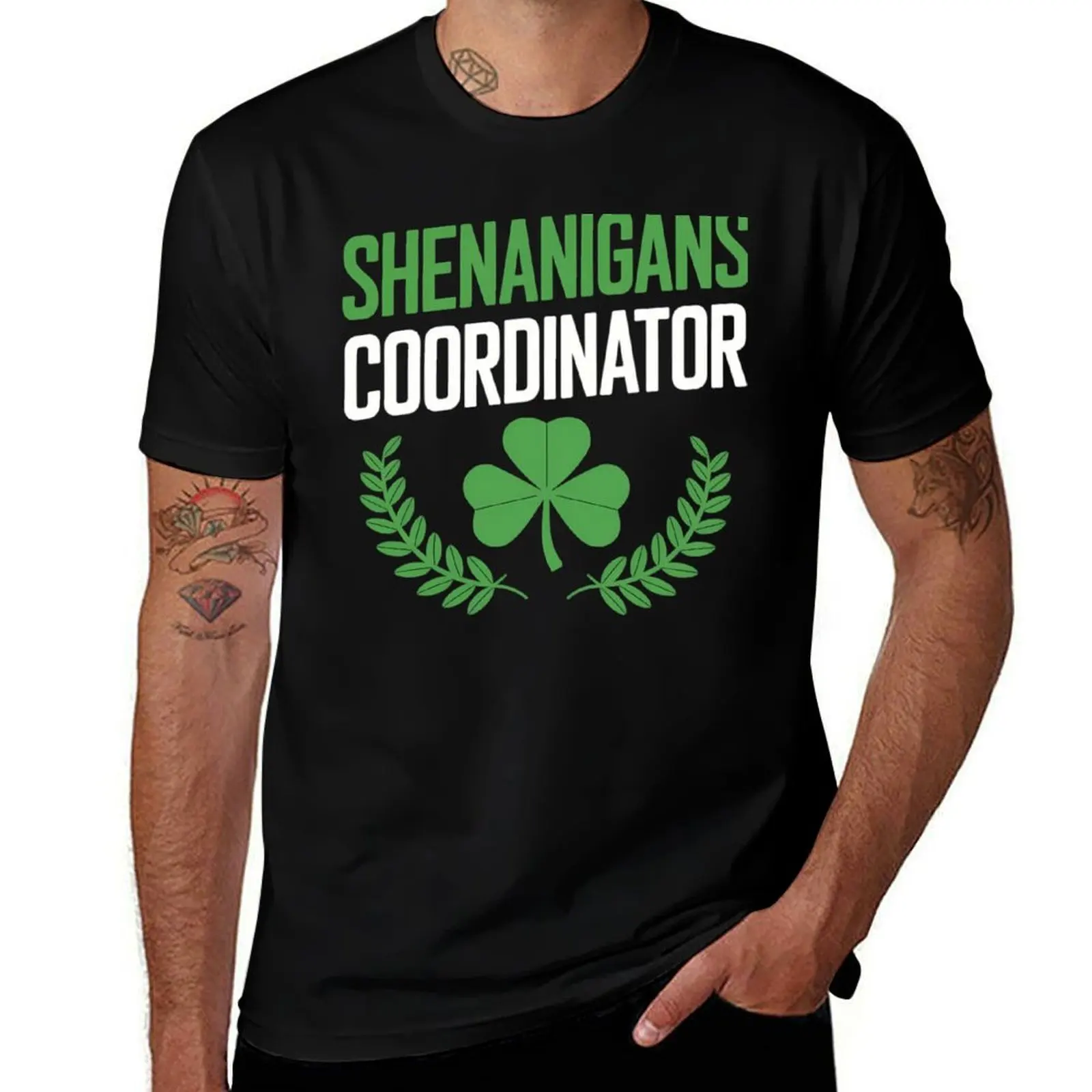 

Shenanigans Coordinator Saint Irish Pats St Patrick's Day T-Shirt vintage t shirts men t shirts
