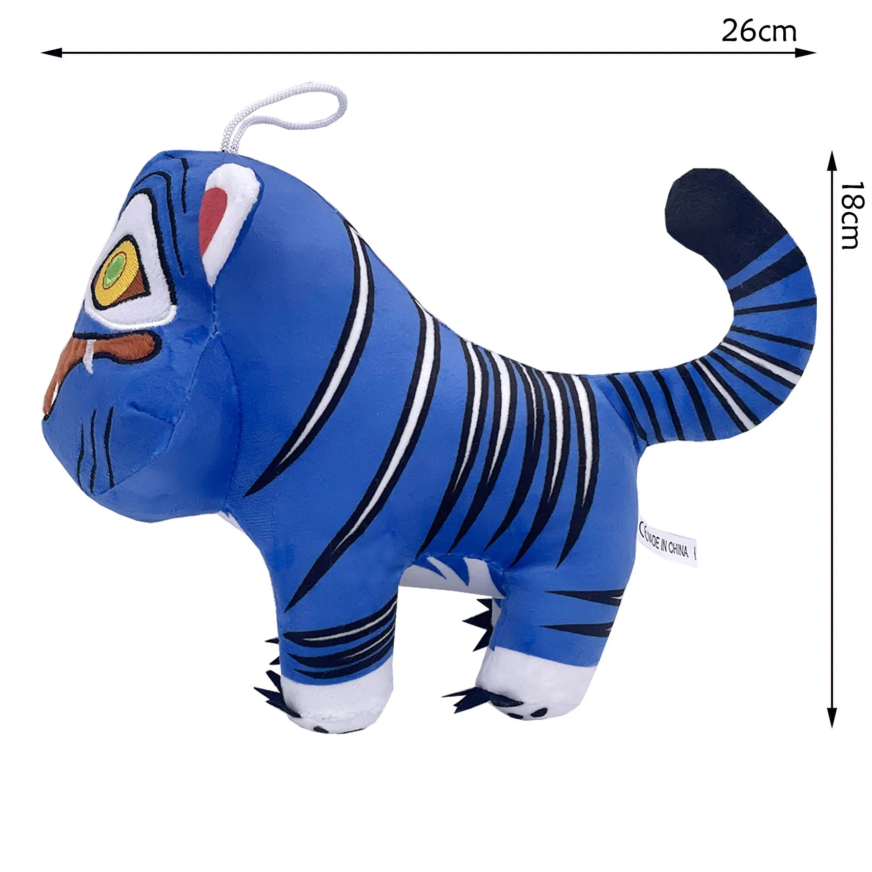 أنيمي شيطان الصيادين ، النمر ألعاب من نسيج مخملي الملحقات ، Kpop أفخم دمية سلاسل المفاتيح ، ميرش شيطان الصيادين ، هدية عيد الميلاد 2025 #4