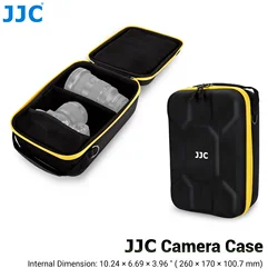 JJC Upgrade Hard Shell Camera Case For Sony A7 V A7V A7M5 Canon Fuji Nikon DJI Mini 4 Pro Mini 3 Hard Storage Travel Case