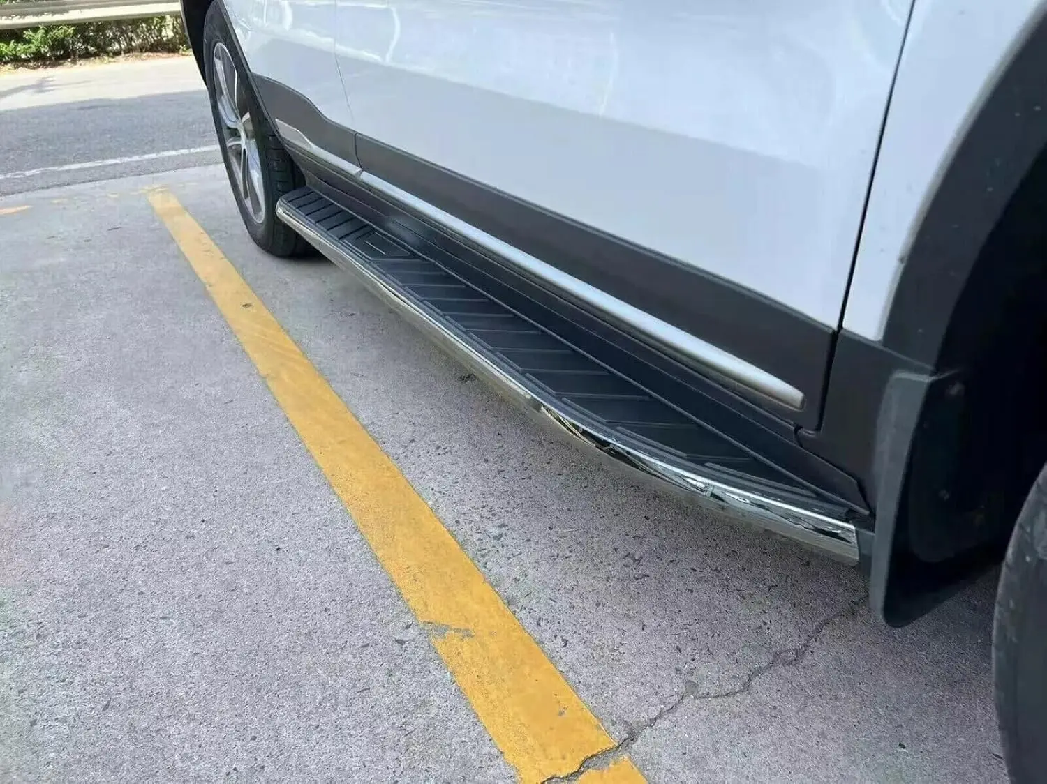 تشغيل مجلس الجانب خطوة الألومنيوم سانتا في 2024 2025 2026 دواسة Nerf بار 2 قطعة ثابتة