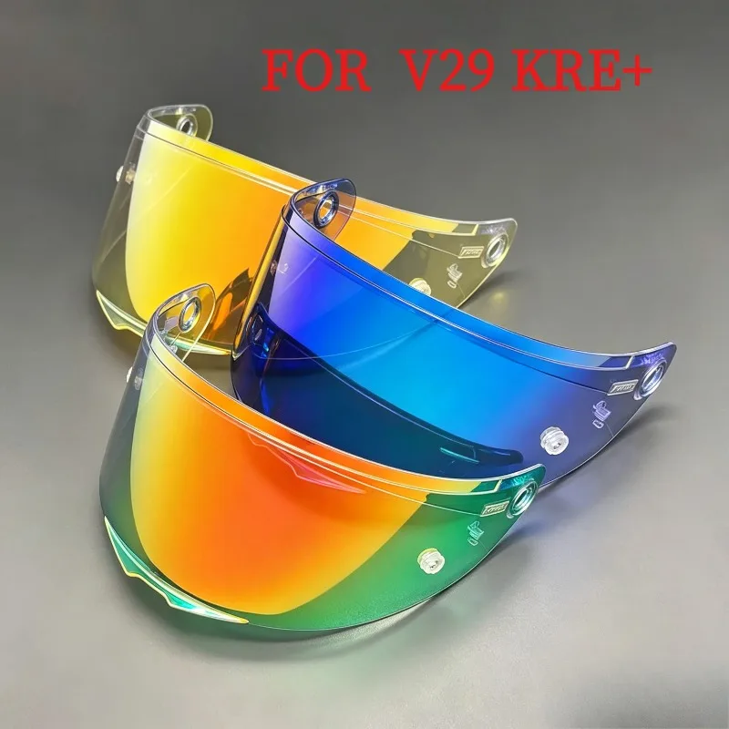 Helmet Visor FOR  V29 KRE+ Carbon Fiber Full Helmet, Motorcycle Helmet Mirror Lens Accessories Replacement