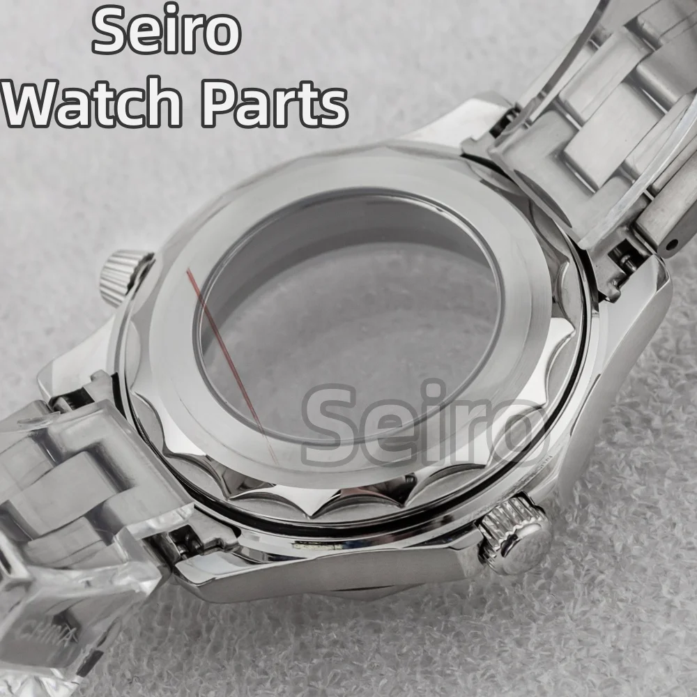20mm Stainless Steel Strap 41mm Watch Case Bracelet For Seiko Nh35 Nh36 Movement 31mm Dial Hands Seamaster 300 Watch Accessories