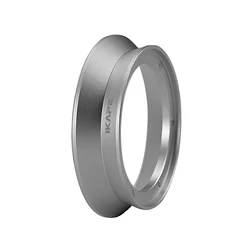 Imbuto dosatore magnetico IKAPE Espresso, anello dosatore in alluminio per caffè compatibile con tutti i portafiltro Espresso 51/54/58mm, argento