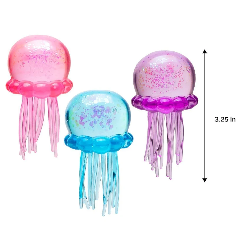 Cute Jellyfish Modeling Squishy Blind Box Series Ornament Suitable For People Under Pressure Stress Relief Relax Squeeze Fun Toy