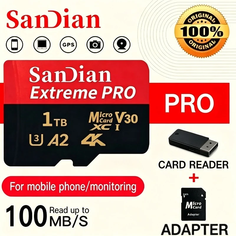 

New Original memory card micro tf sd card 128GB 256GB micro tf sd High Speed U3 mini TF card For Phone/Camera/mac