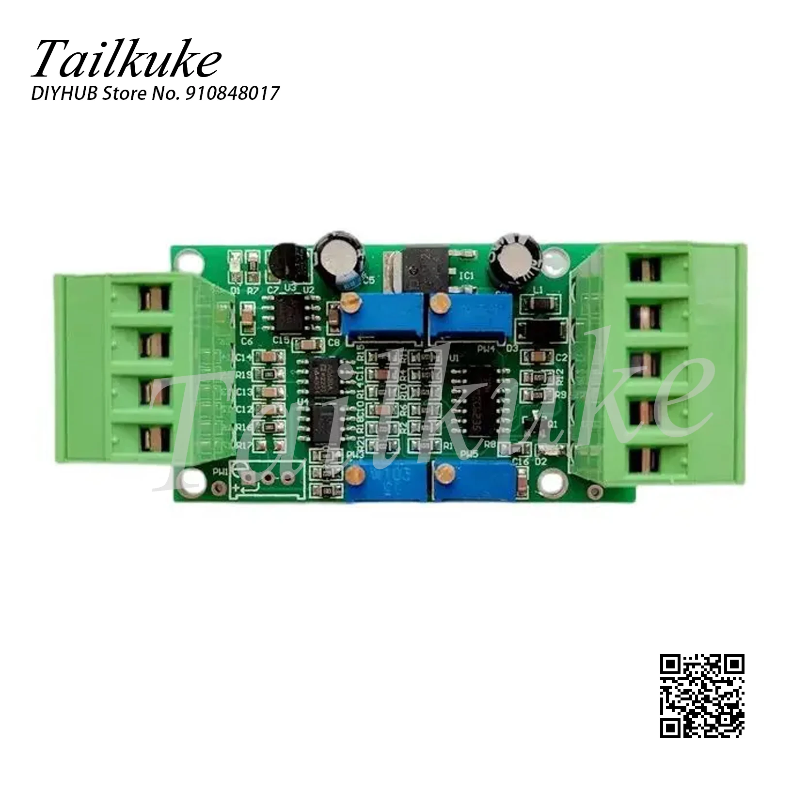 

Weighing Sensor Transmitter Amplifier Module 0-5V 4-20MA Current and Voltage Transmitter Force Measurement