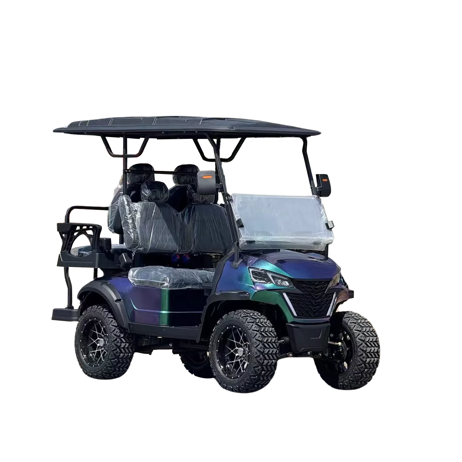 المعادن الصلب البلاستيك الصيد عربة جولف الكهربائية على الطرق الوعرة عربات الغولف سيارة عربات التي تجرها الدواب جولف سكوتر #1