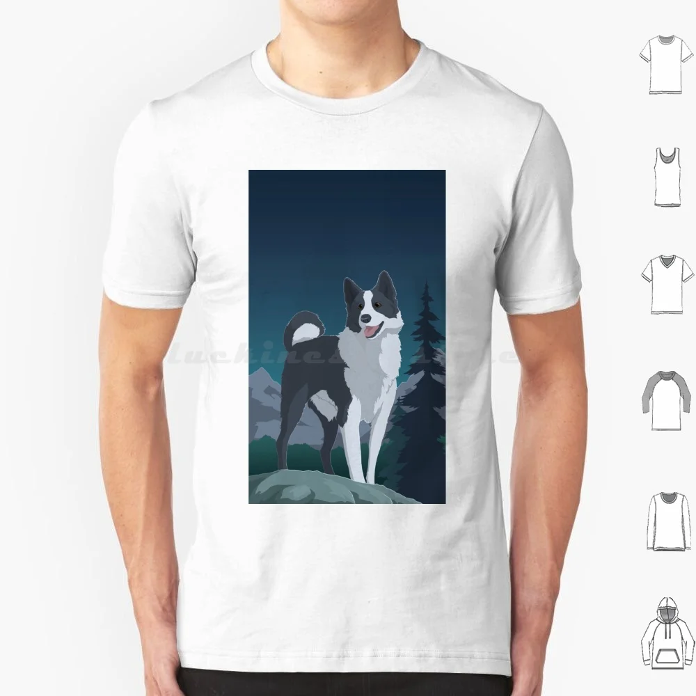 Karelian Bear Dog T Shirt Men Women Kids 6xl Karelian Bear Dog Bear Dog Karjalankarhukoira Finland Finnish Hunting Mountains