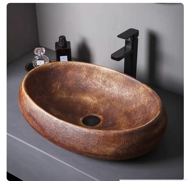 

Outdoor balcony washbasin, homestay bathroom sink, home ceramic washbasin