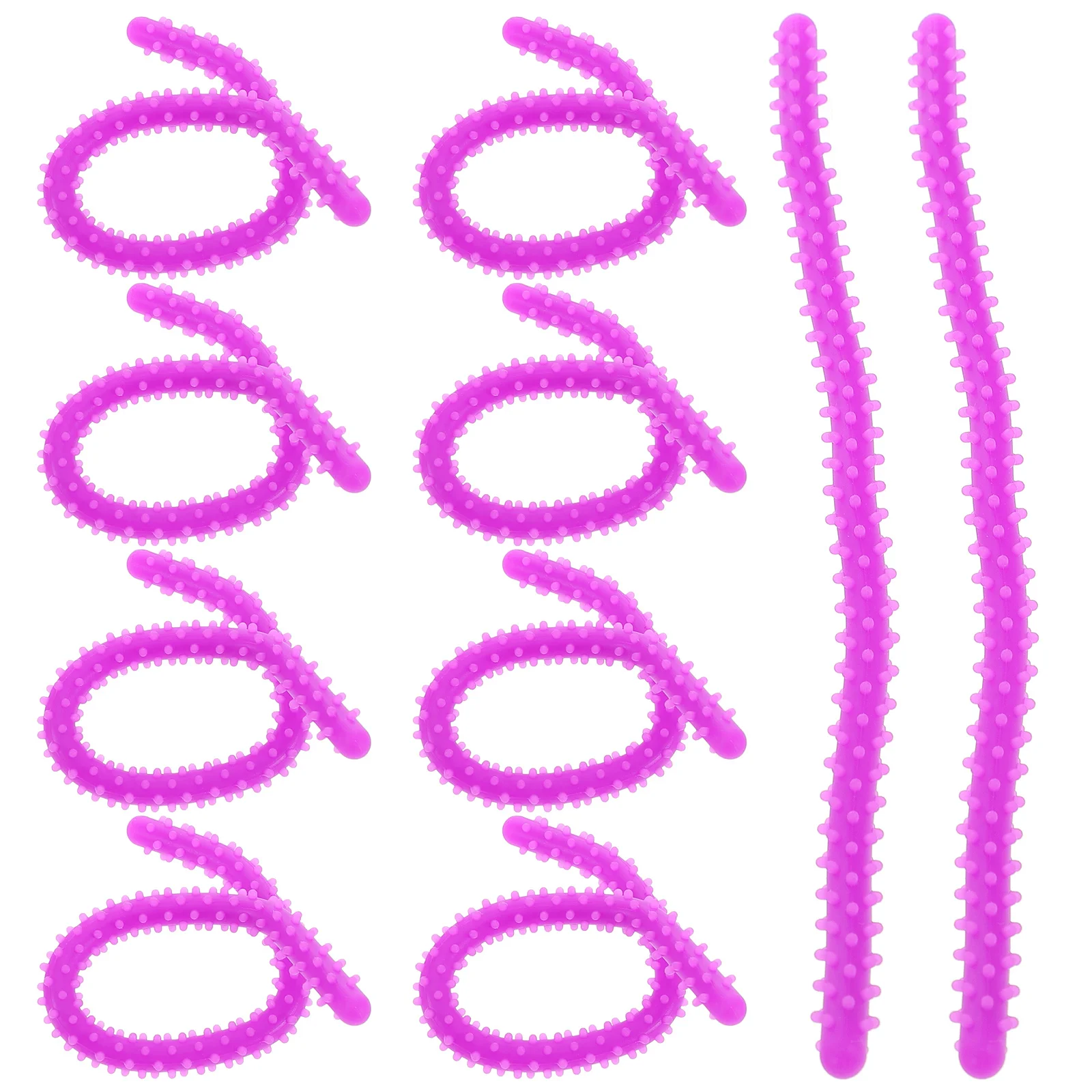 

10 шт., бигуди, спиральные стержни для химической завивки, силиконовые гибкие многоразовые легкие бигуди для женщин, домашние путешествия, спиральные стержни для химической завивки