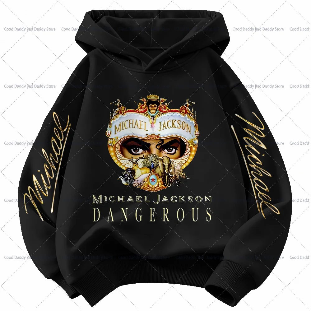 Kinder Langarm-Oberteile Herbstkleidung King of Pop MJ Lässige Hoodies Michael Jackson Mode Kapuzenpullover Geburtstagsgeschenke – Detail 11