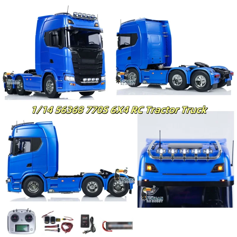 

TAMIYA 770S 6X4 RC Трактор Грузовик 1/14 56368 TOUCAN DIY Окрашенный Собранный Радиоуправление Автомобиль Световой Звук Модель автомобиля для мальчиков