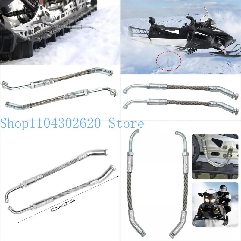 

02DE Snowmobiles Ice Scratchers Replaces Right and Left Suitable for Reverse & Non Reverse Gear Equipped Track Trucks