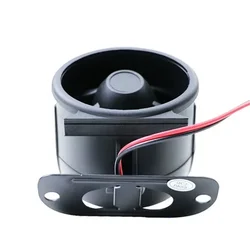 Car Anti-theft Horn Siren, Horn Alarm 12v Tweeter Alarm Treble Voice Speaker High Decibel Intelligent Voice Alarm Siren