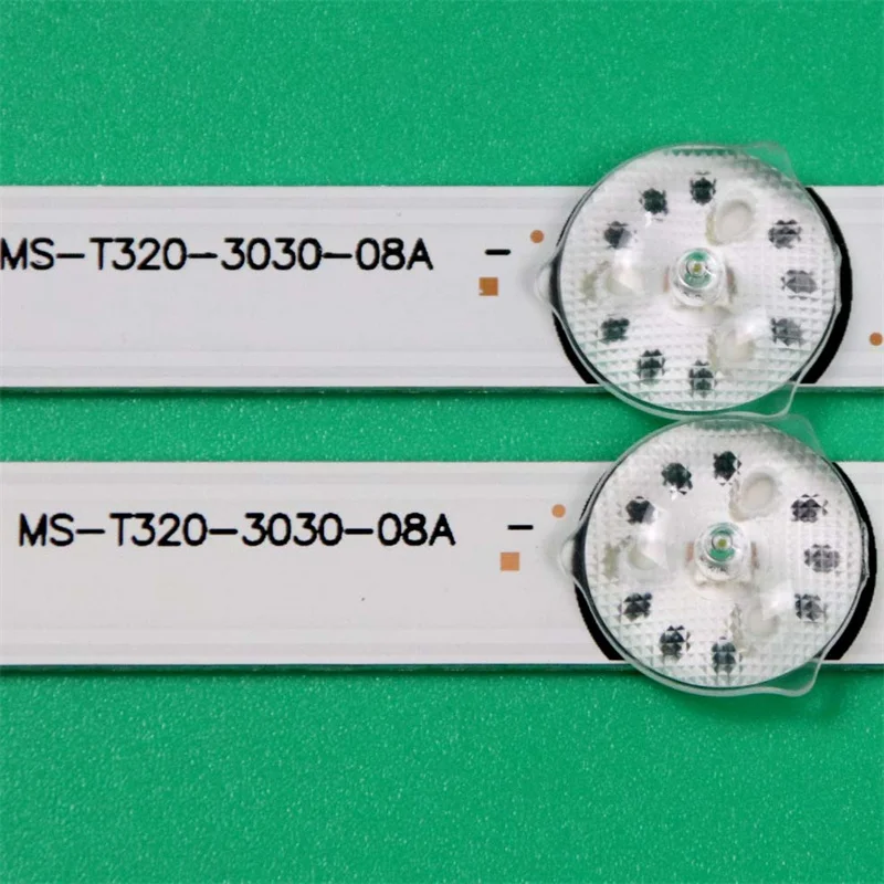 2 шт./компл. 575 мм светодиодные ленты для телевизора MS-T320-3030-08A полосы подсветки для NEO LED-32T2 массив MC-32A06X релеры планки ленты