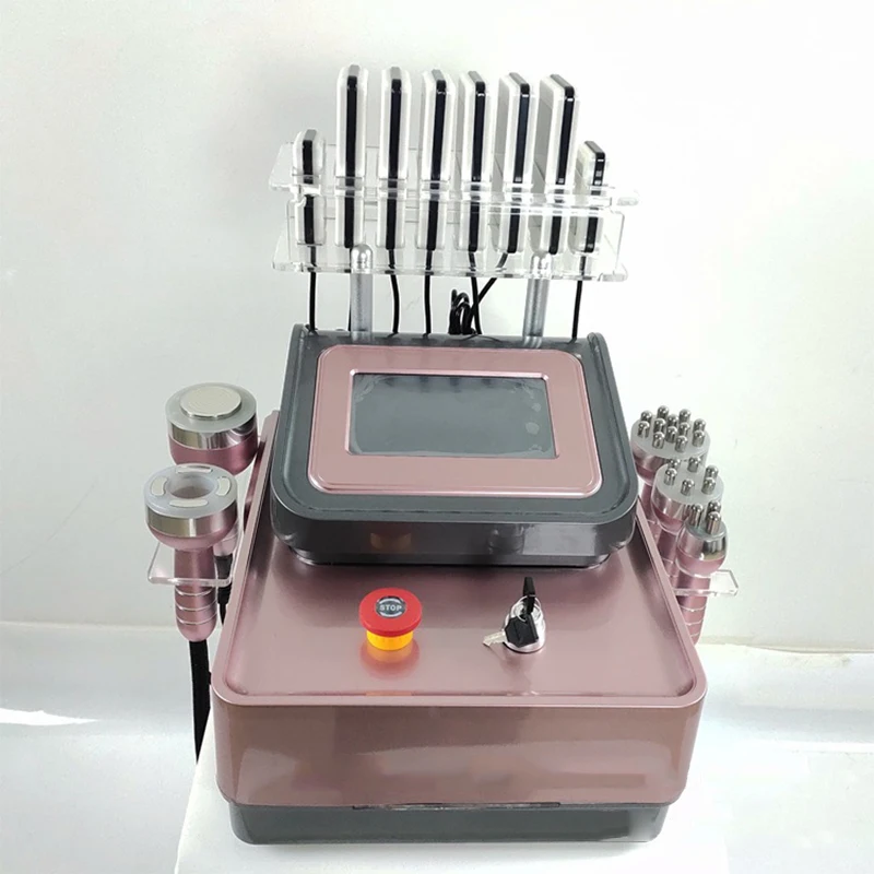 6 in 1 80 k/40 k Lipolaser อัลตราโซนิกสูญญากาศ Cavitation เครื่องลดน้ําหนัก Lipolaser Body Slimming สําหรับ Salon ลดไขมันสปา