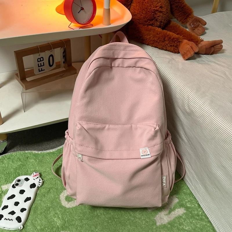 Women Backpack Canvas Travel Bag Bookbag Student Schoolbag for Teenage Girls Boy