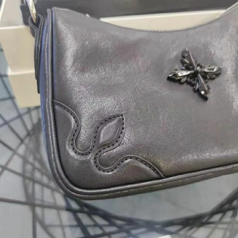 Richme Vintage Women Handbags Fashion Gothic Luxury Cross E Girl Underarm Shoulder Bags Designer Retro Sewing Sac A Main Femme