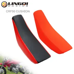 LINGQI RACING Red Soft Seat Saddle Cushion Anti-skid For  CRF50 CRF 50 2008 Pit Dirt Bike Off Road Motorcycle Accessories